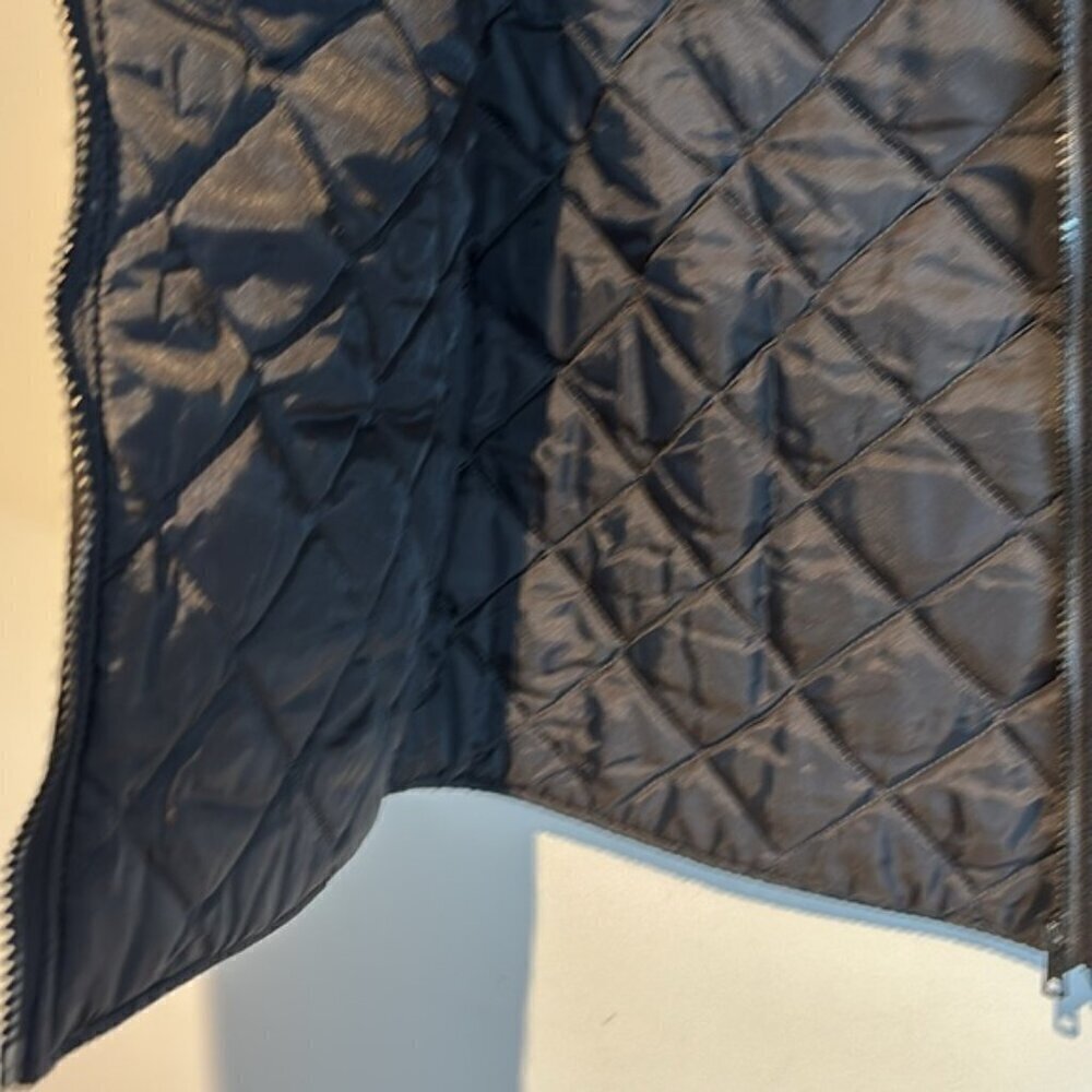 Men’s wool blend quilted vest whistler  Canadiana/native inspired size small - Picture 6 of 7